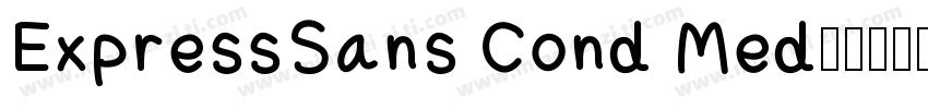 ExpressSans Cond Med字体转换